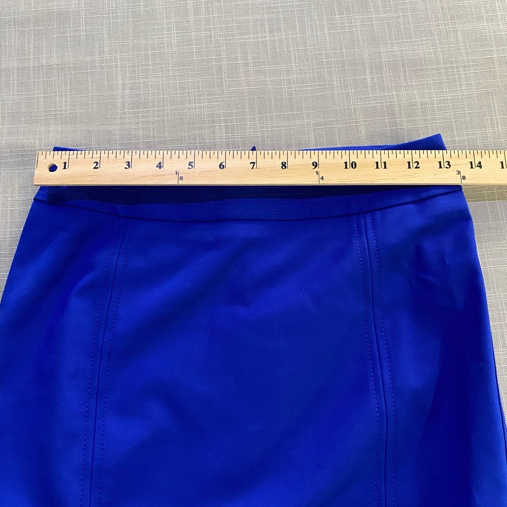 White House Black Market Blue Pencil Skirt. Women’s size 0- NWT - Picture 4 of 16